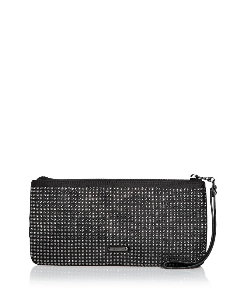 Crystal Embellished Wristlet