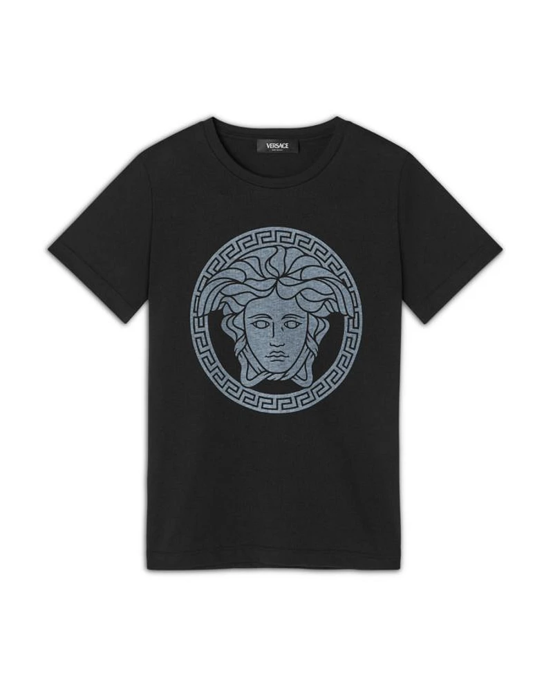 Unisex Medusa Greca Graphic Jersey Tee - Little Kid, Big Kid