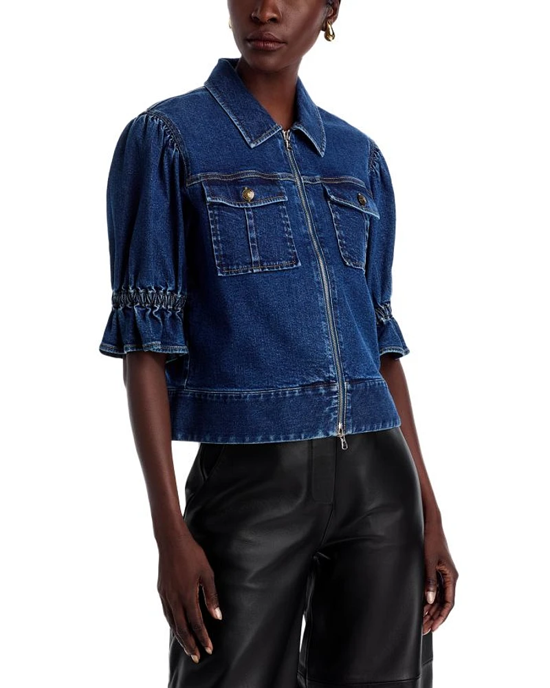 Holly Half Sleeve Denim Jacket