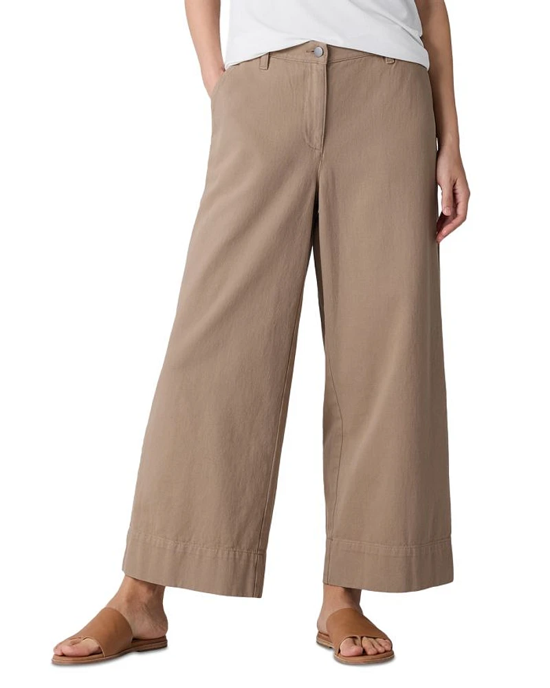 Wide Leg Ankle Pants