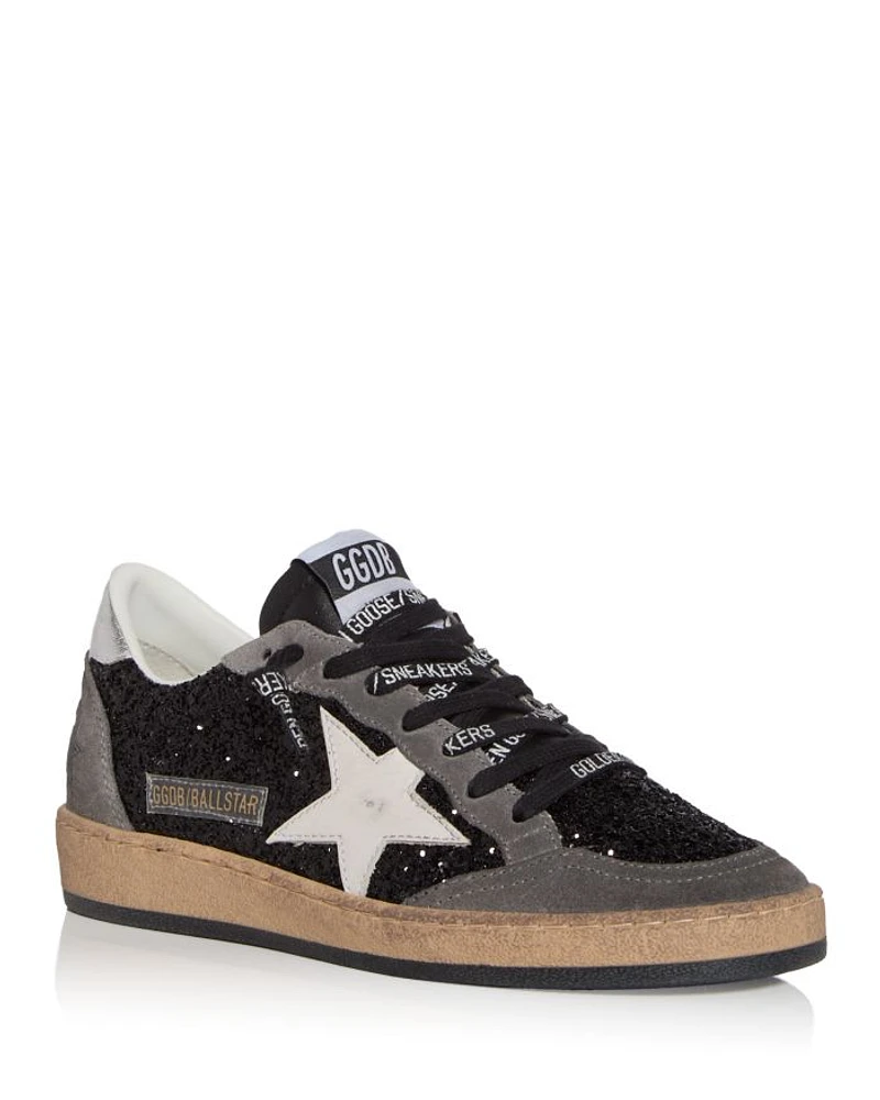 Unisex Ball Star Embellished Low Top Sneakers