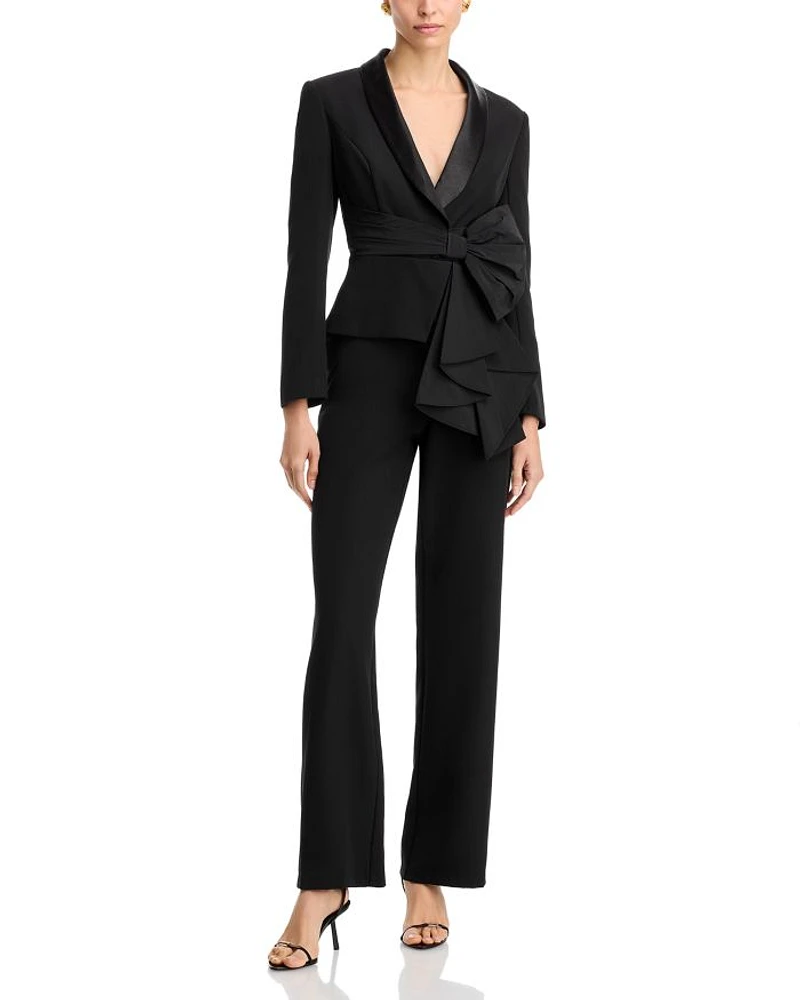 Bow Trim Jumpsuit