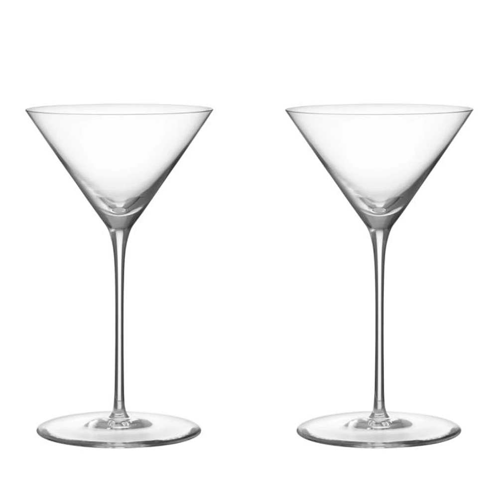 Geometry Martini Glass, Set of 2