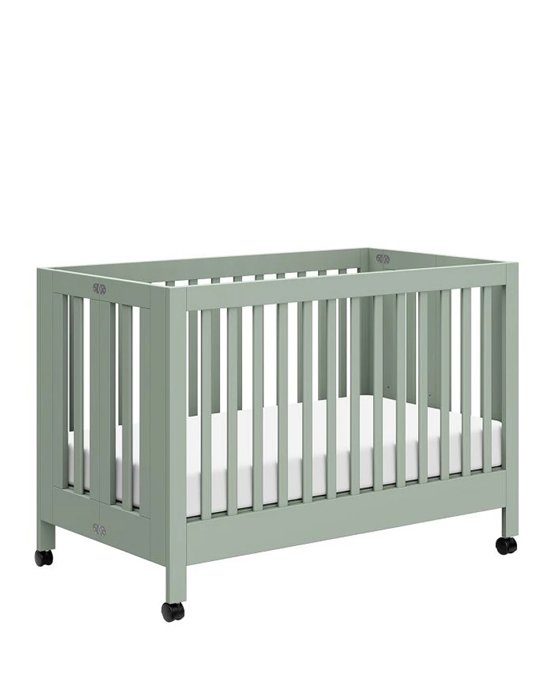 Maki Portable Folding Crib with Toddler Bed Conversion Kit