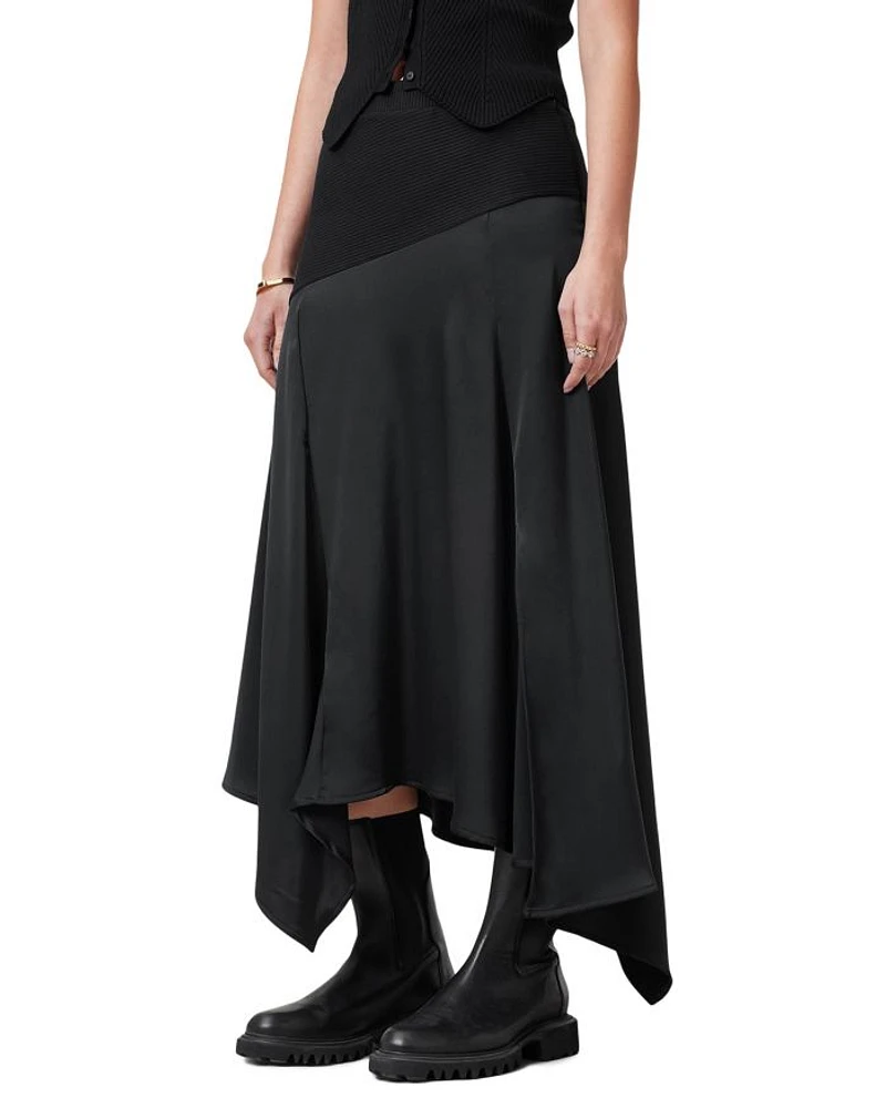 Pia Satin Skirt