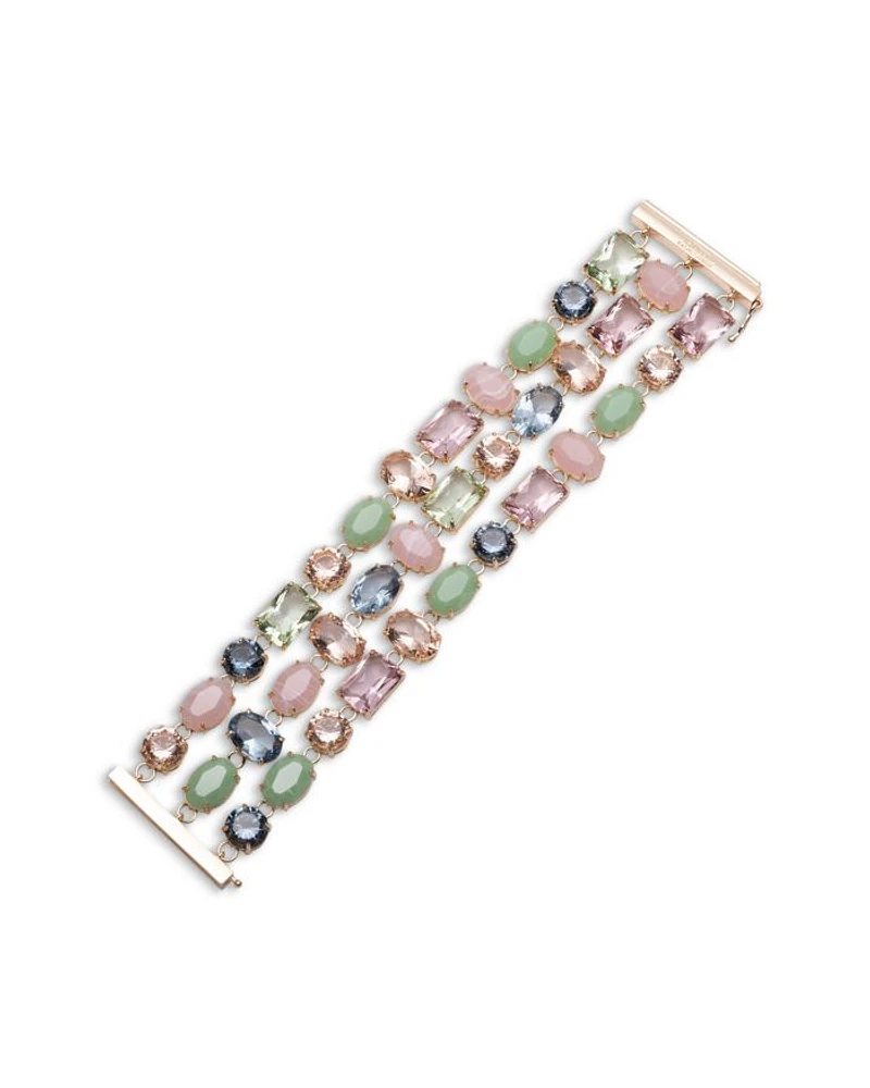 Multi Row Stone Bracelet
