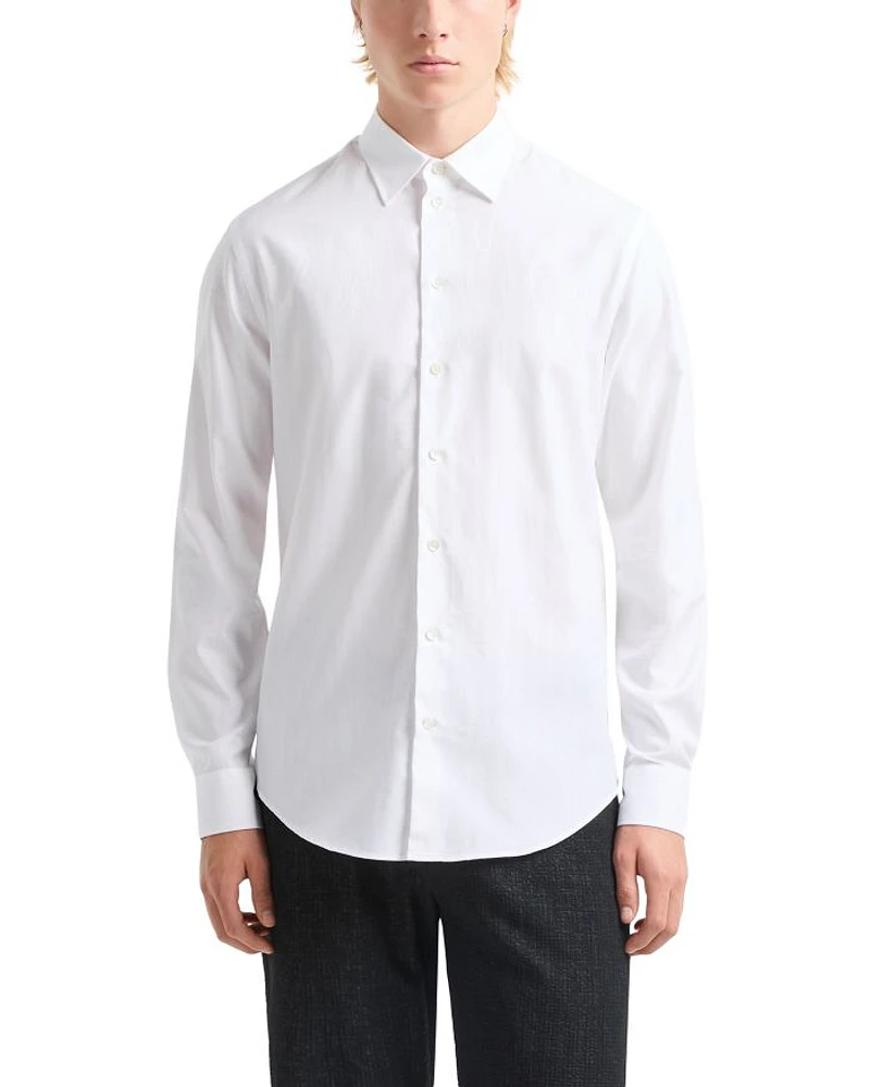 Textured Button Up Shirt