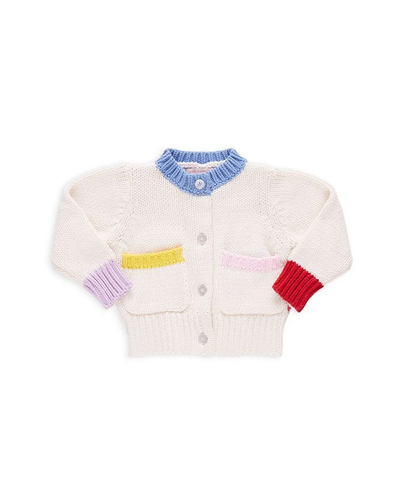 Girls' Cali Color Block Cardigan Sweater - Baby