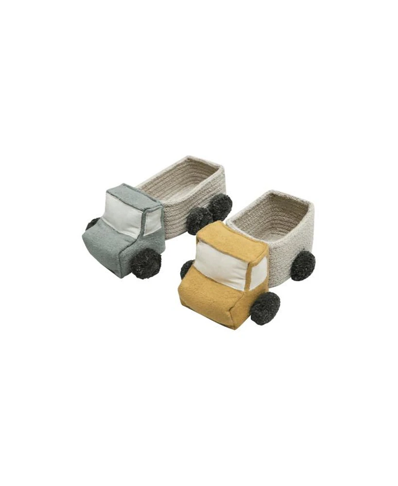 Set of mini Truck Basket - 3" x 9" x 5" & 3" x 8" x 5"