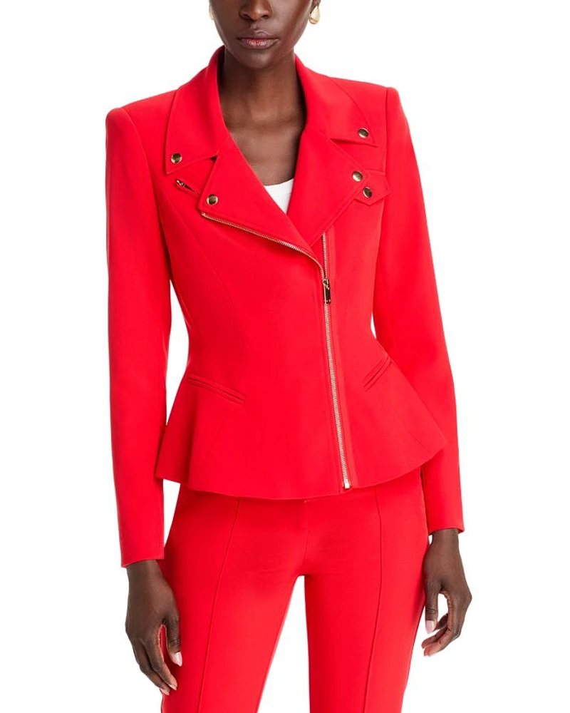 Selah Crepe Moto Jacket