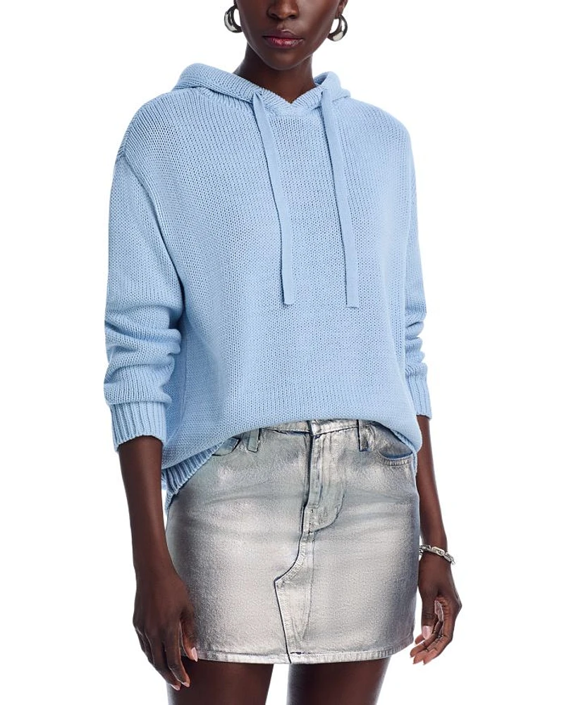 Cotton Knit Hoodie - Exclusive
