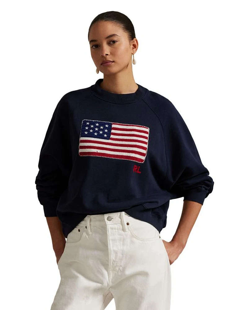 Logo Flag French Terry Crewneck - Exclusive
