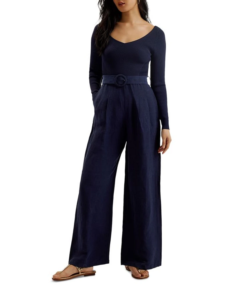 Agatea Wide Leg Jumpsuit