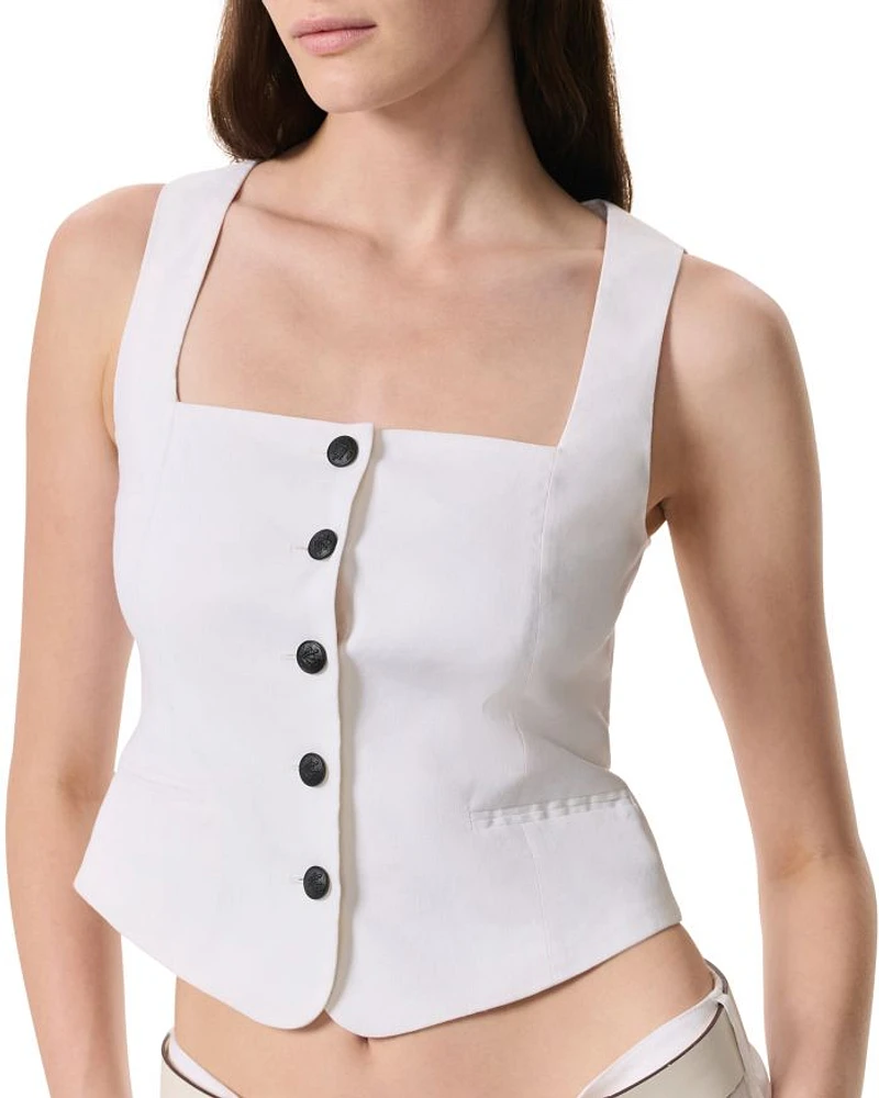 Mariana Button Front Vest
