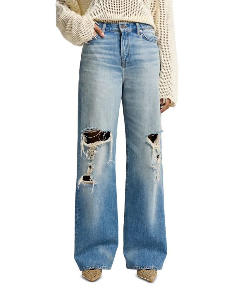 Scout Low Slung Wide Leg Jeans Copper