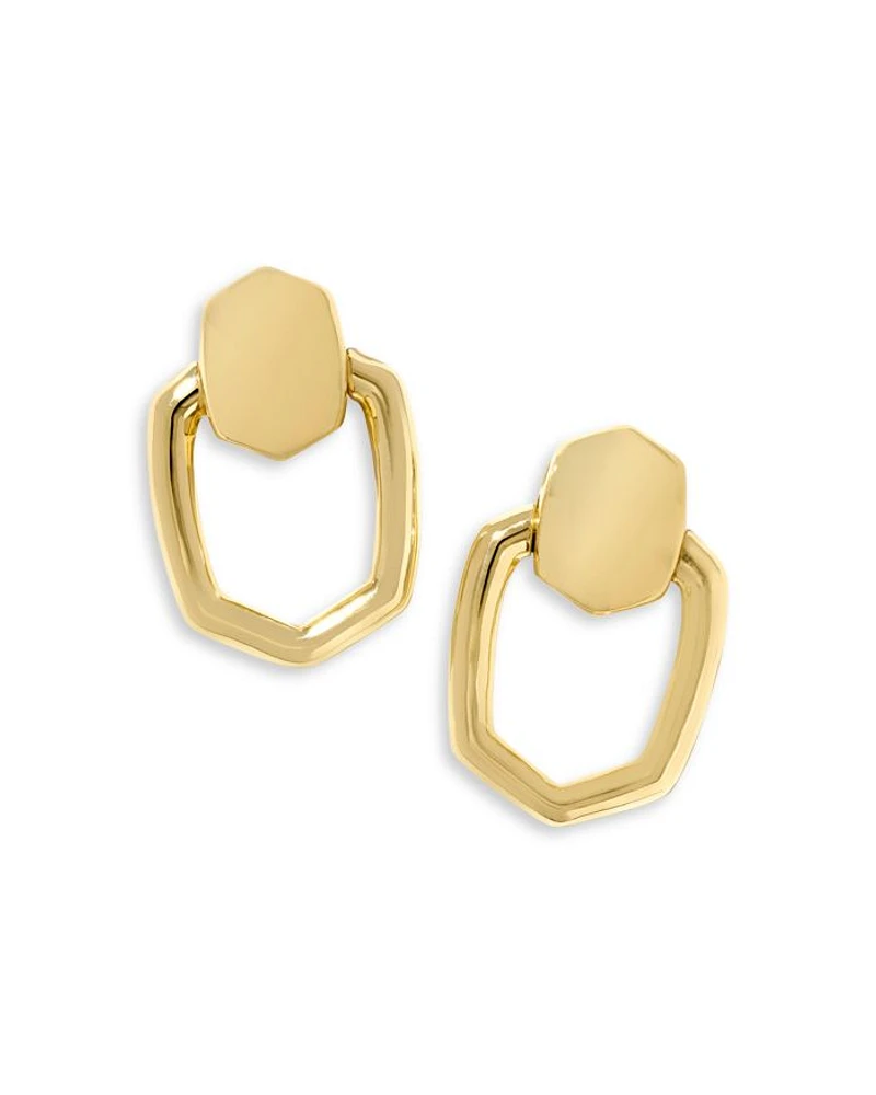 Kaia Open Frame Drop Earrings