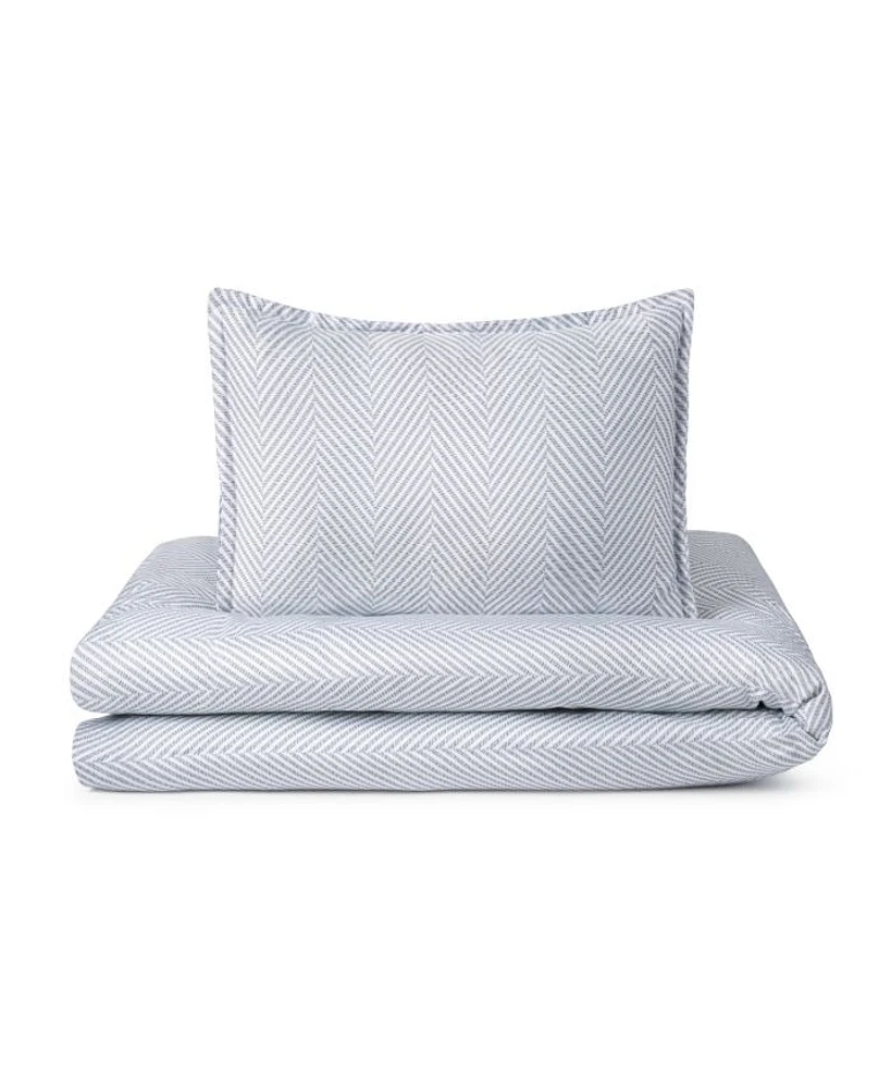 Leze Blue Linen Set 4 Piece Set