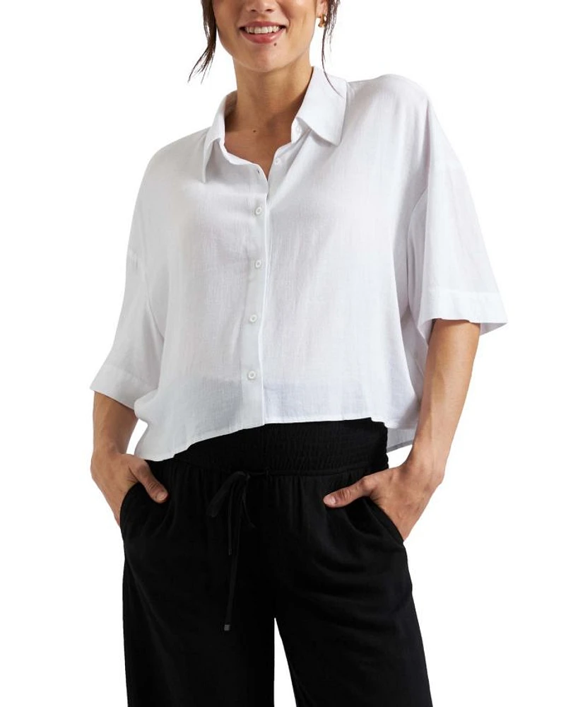 Farrah Crop Shirt