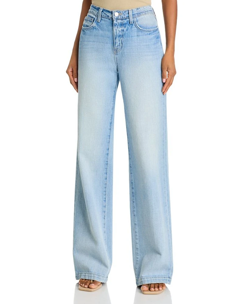 Clayton High Rise Wide Leg Jeans Conway