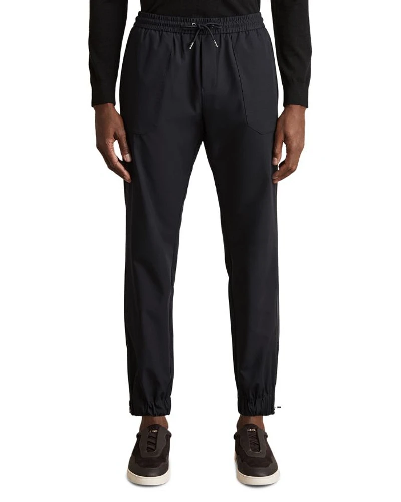 Relaxed Drawstring Technical Cuffed Trousers