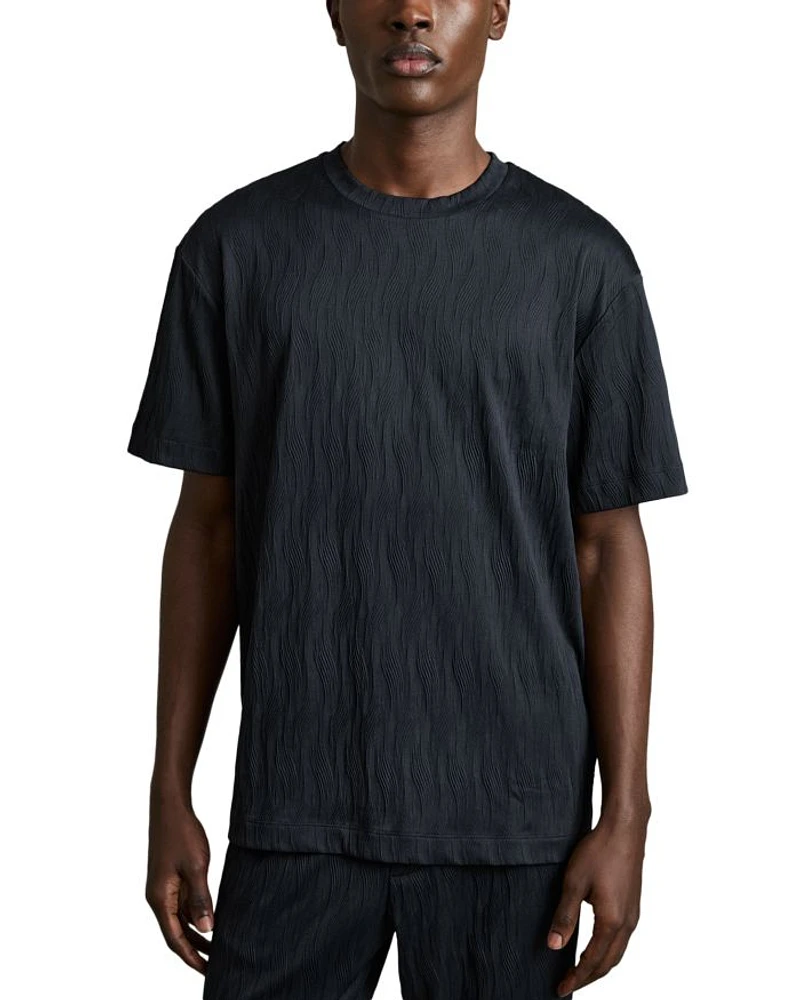 Ivan Wave Jacquard Oversized Tee