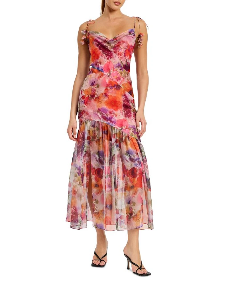 Magnolia Tie Shoulder Maxi Dress