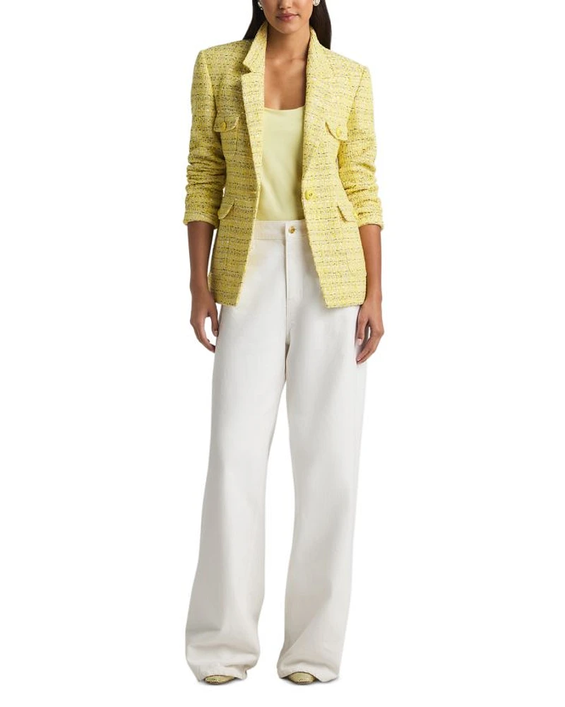 Metallic Tweed Lightweight Jacket