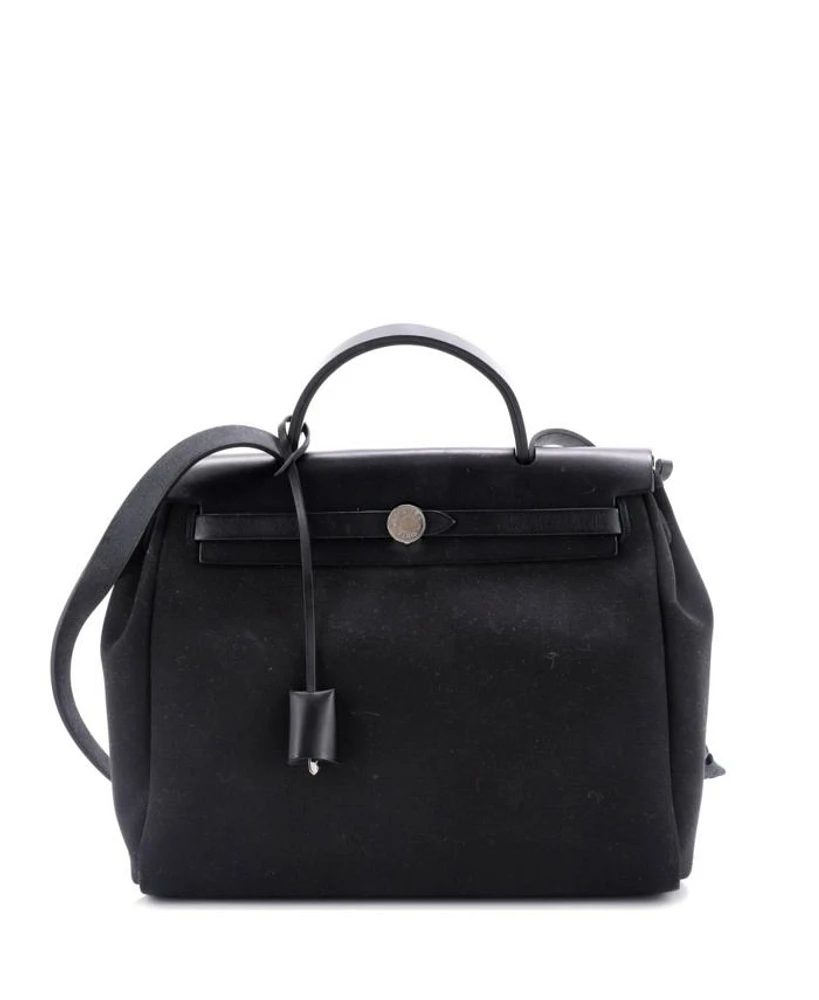 Herbag Zip Leather and Toile