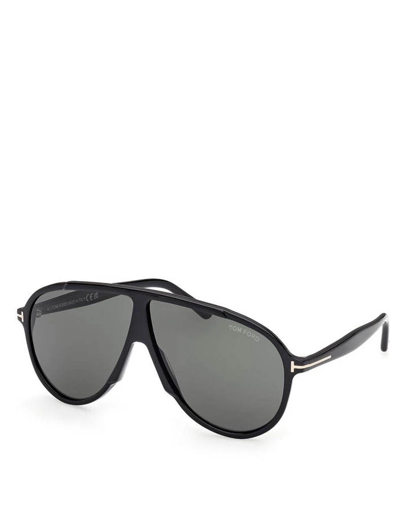 Vladamir Pilot Sunglasses, 65mm