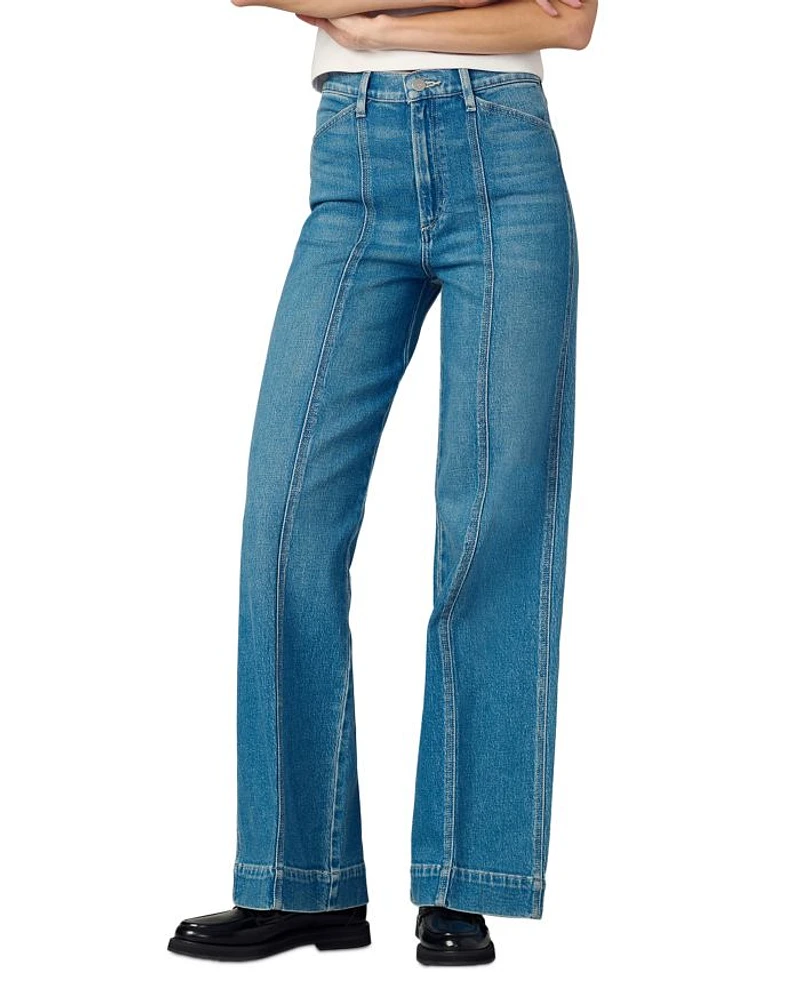 The Front Seamed High Rise Wide Leg Jeans Biggest Fan