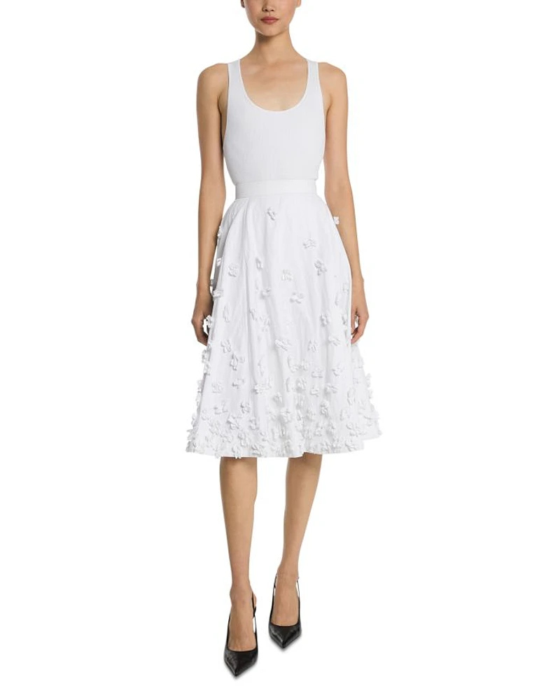 Cruschcot Embroidered Circle Skirt