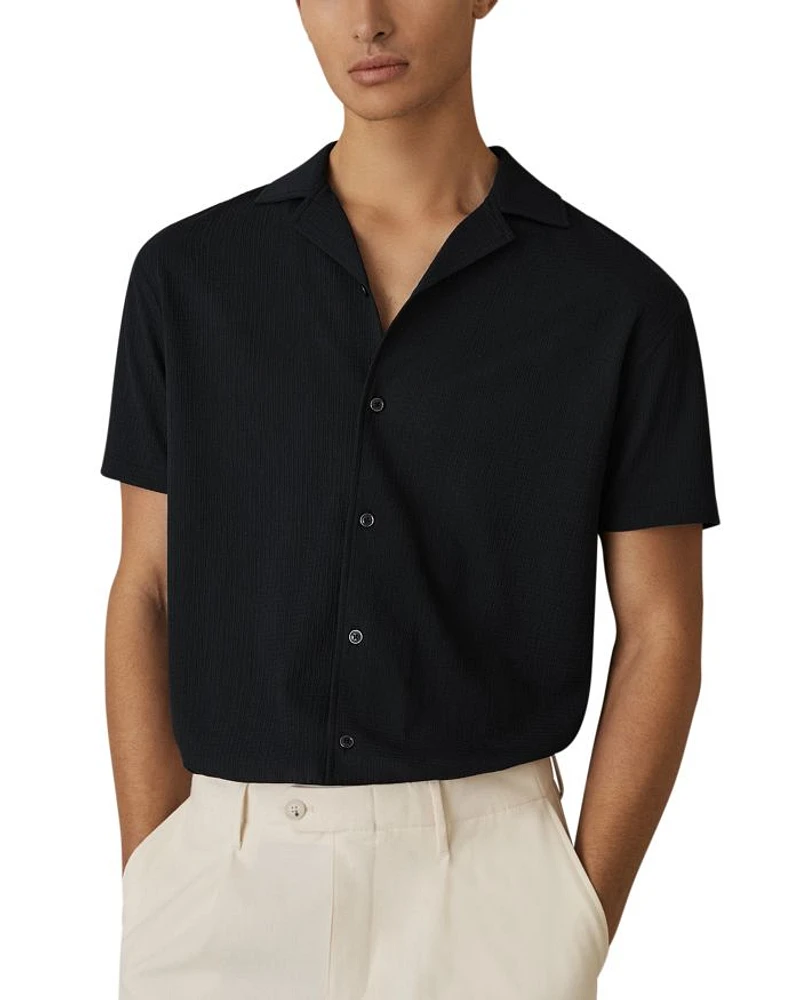 Textured Cuban Shirt