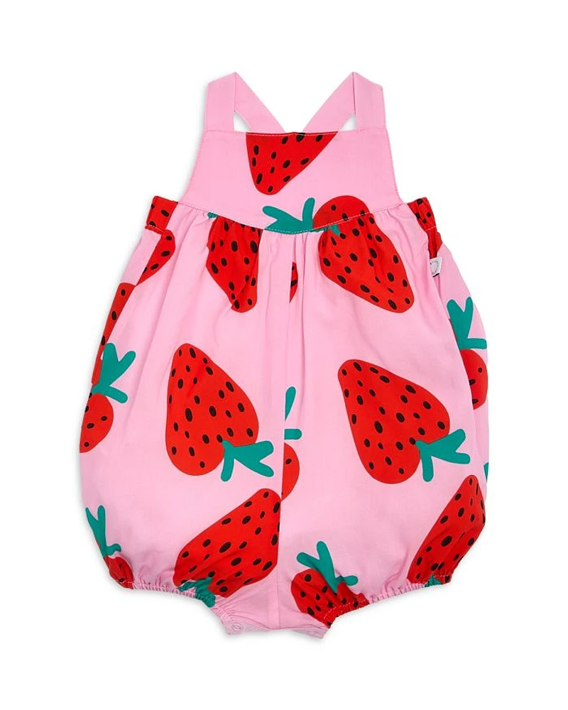 Girls' Strawberry Bubble Romper - Baby