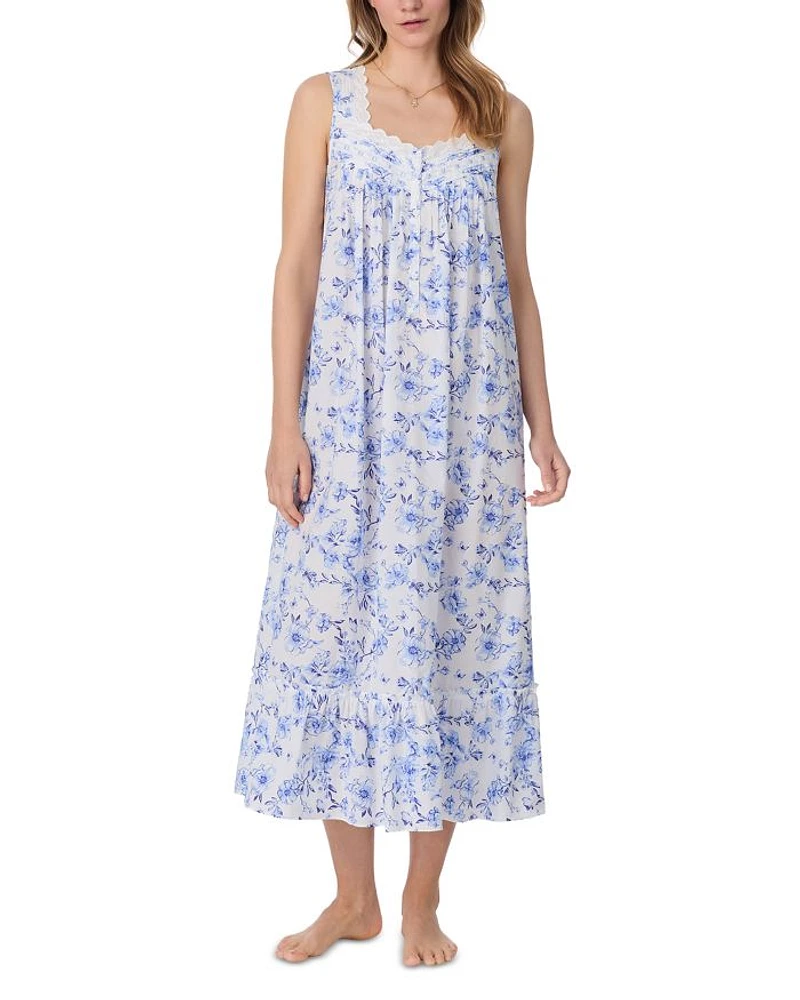 Long Floral Ballet Nightgown