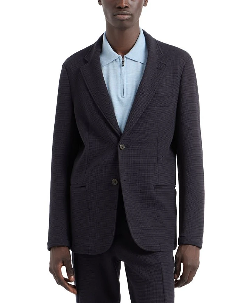 Travel Essentials Textured Blazer Jacket