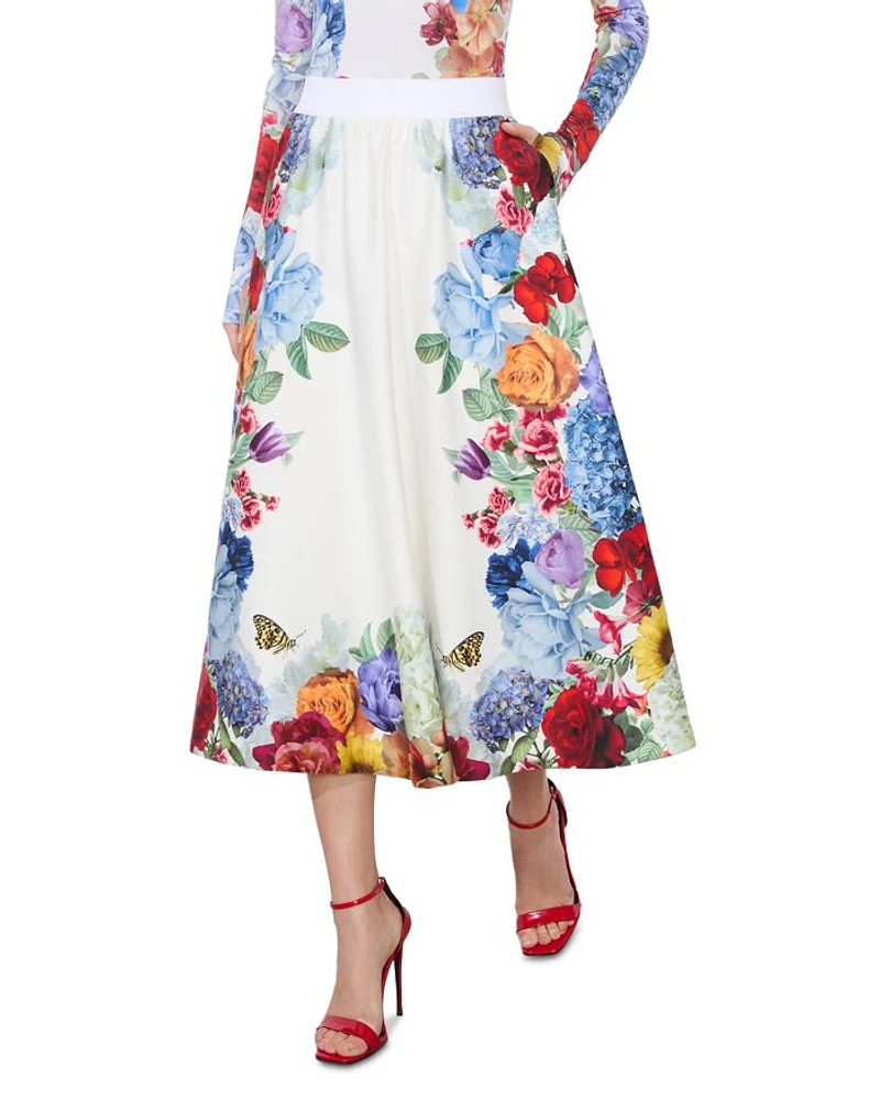 Earla High Rise Flare Skirt