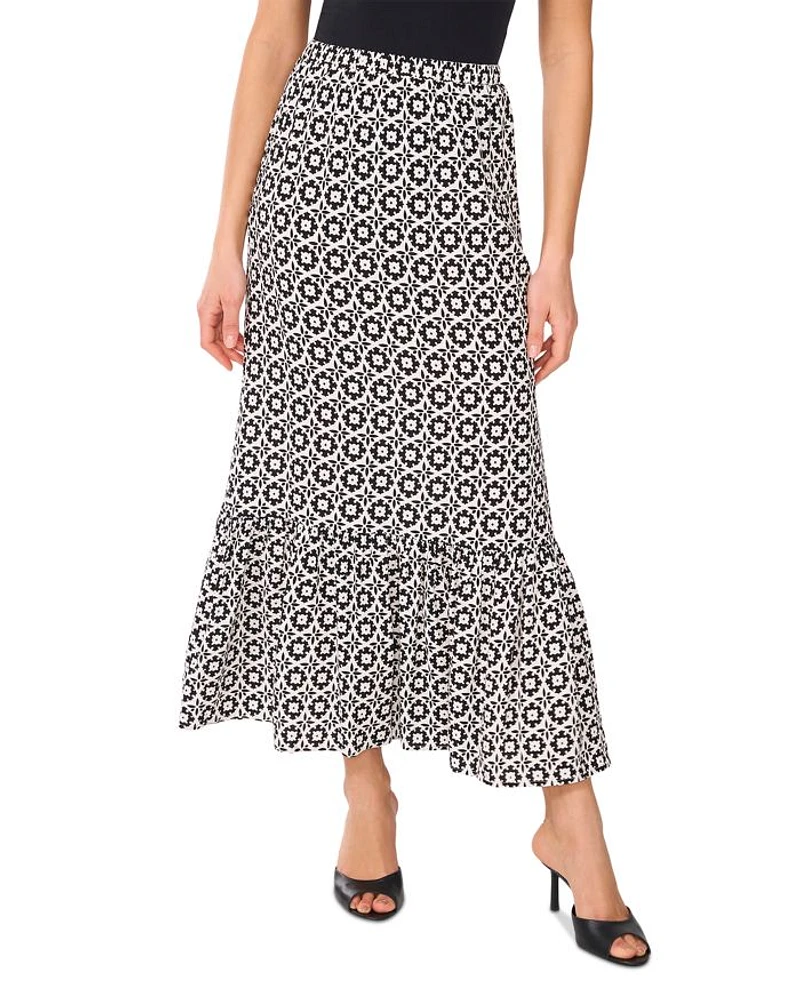 Ruffle Midi Skirt