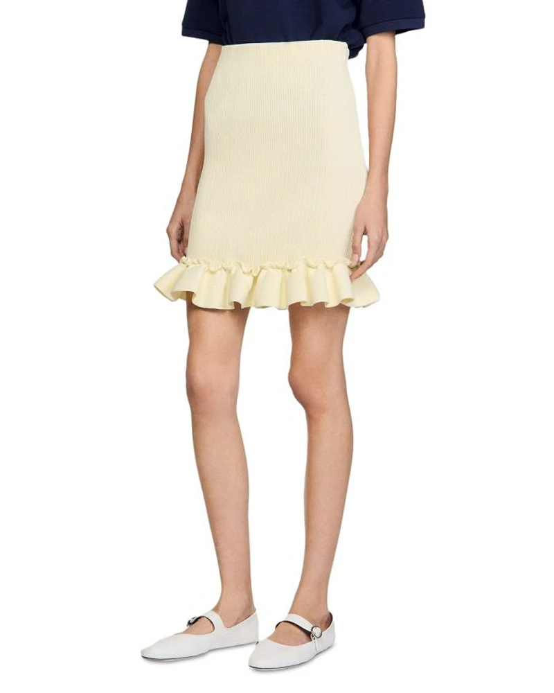Knit Ruffle Skirt