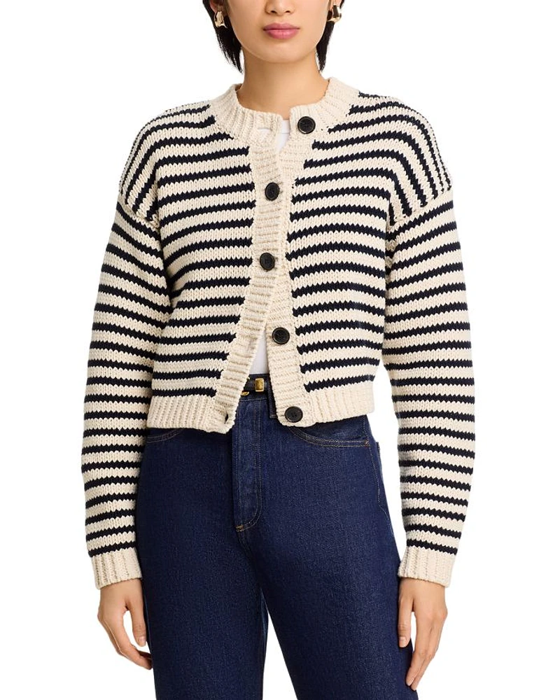 The Striped Chunky Femme Cardigan