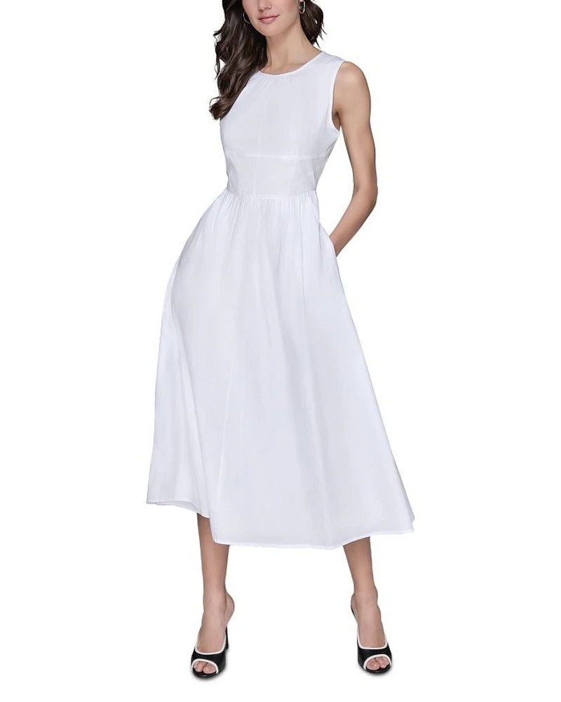 Bow Back Midi Dress