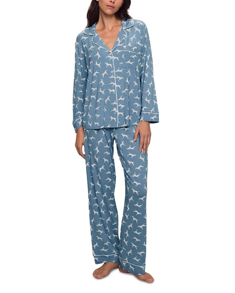 Gisele Printed Long Pajama Set