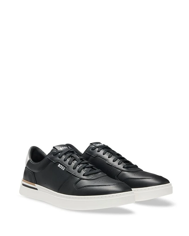 Men's Leather Lace Up Sneakers