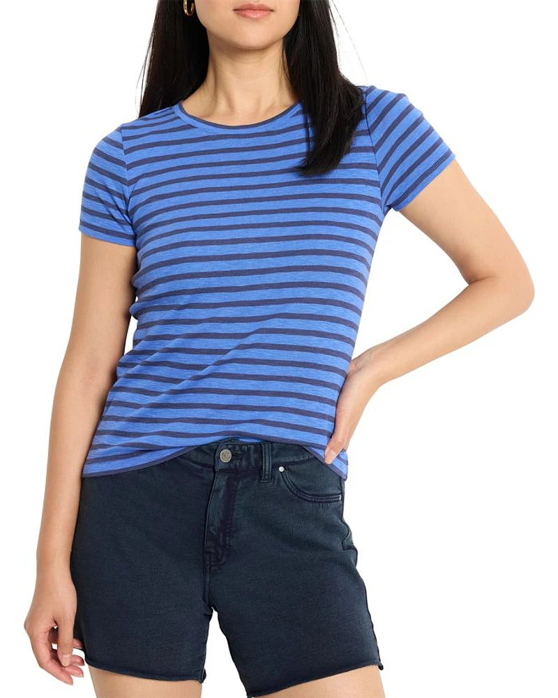 Scoop Neck Stripe Tee