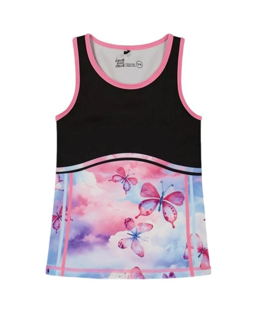 Girls' Colorblock Athletic Tank Top - Big Kid