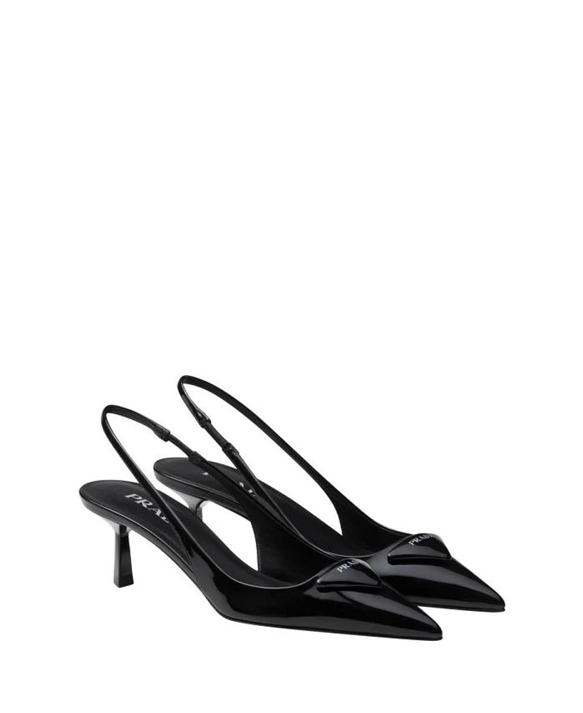 Women's Patent Leather Slingback Pumps