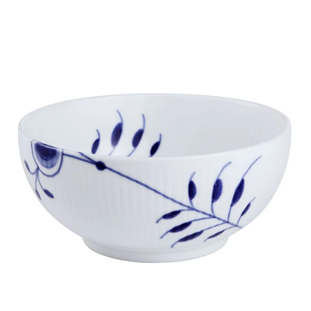 Blue Fluted Mega Large Serving Bowl