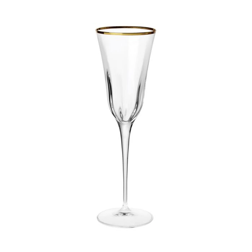 Optical Gold Champagne Glass