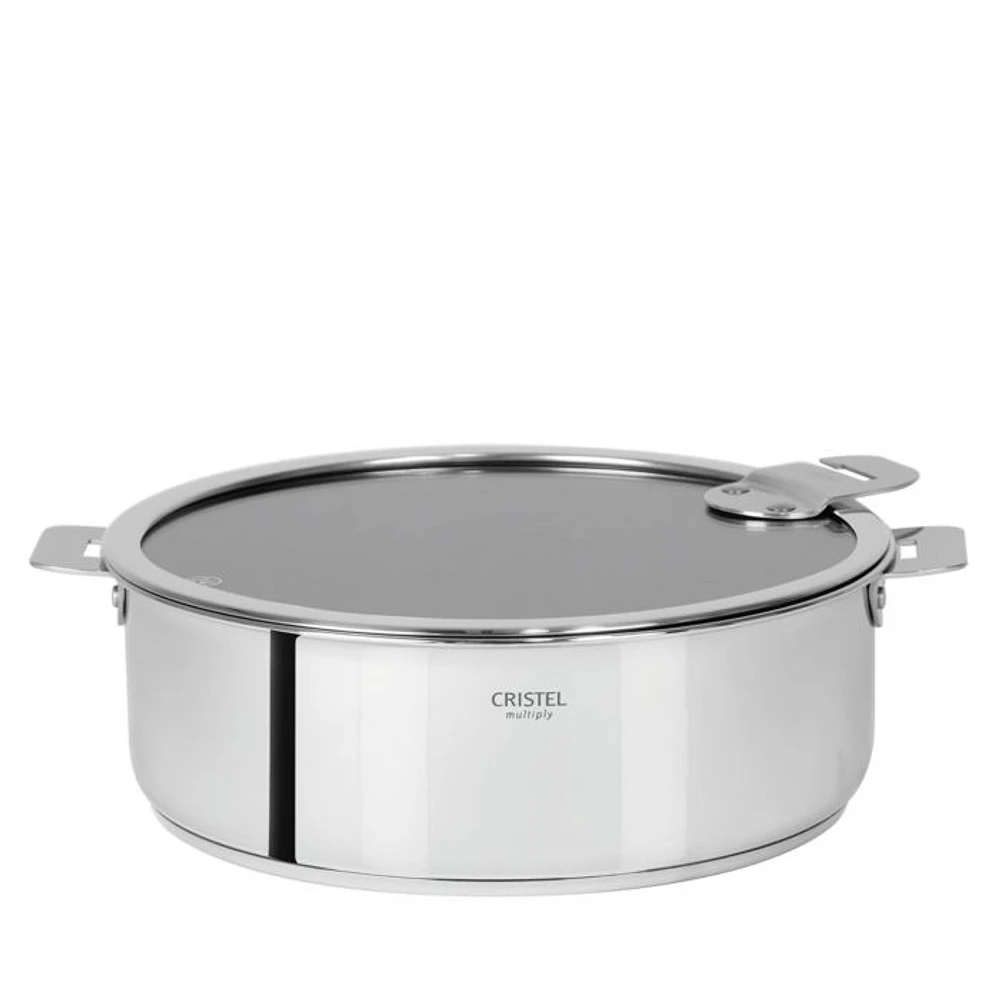 Cristel Casteline Tech 4 Qt. Nonstick Saute Pan with Lid - Exclusive