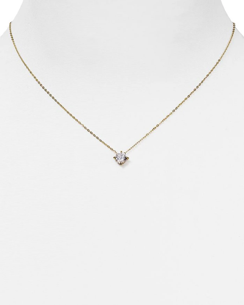 Float Pendant Necklace, 16"