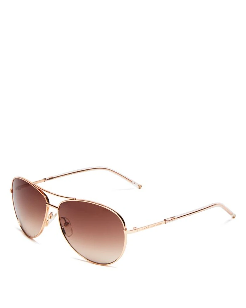 Brow Bar Aviator Sunglasses